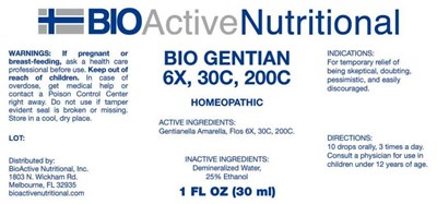 Bio Gentian 6x,30c,200c (Bani0253 Bio Gentian 6x, 30c, 200c 6 1 16)